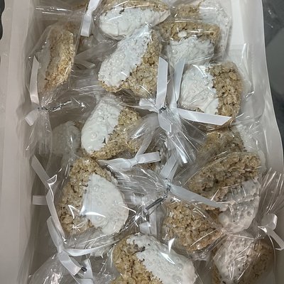 Homemade Custom Chocolate-Dipped Rice Krispie Treats