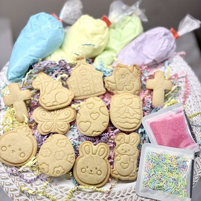 Buttercream Easter Cookie Decorating Kit – $25