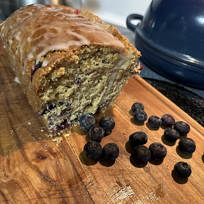 Lemon + Blueberry Sourdough Sandwich Loaf