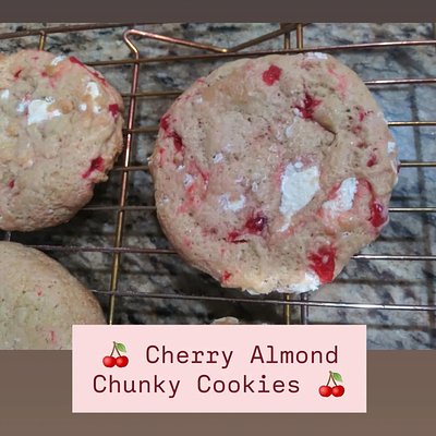 Jumbo Cherry Almond Chunky Cookie
