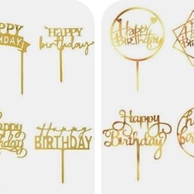 Happy Birthday, Cake Topper