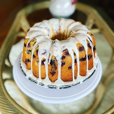 Lemon Blueberry Pound Cake