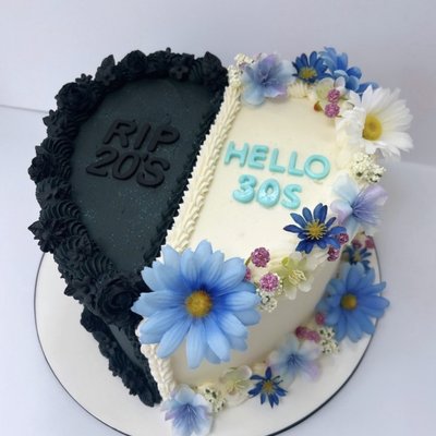 LARGE 8” Heart Cake 