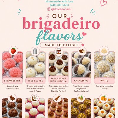  Brigadeiros - Brazilian Truffles - Unit 