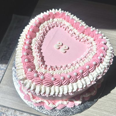 Heart 9” Cake