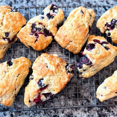 Lemon Blueberry Scones-4 ct