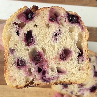Blueberry Lemon Sourdough Loaf 