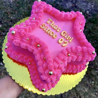 Custom Star Cake Order