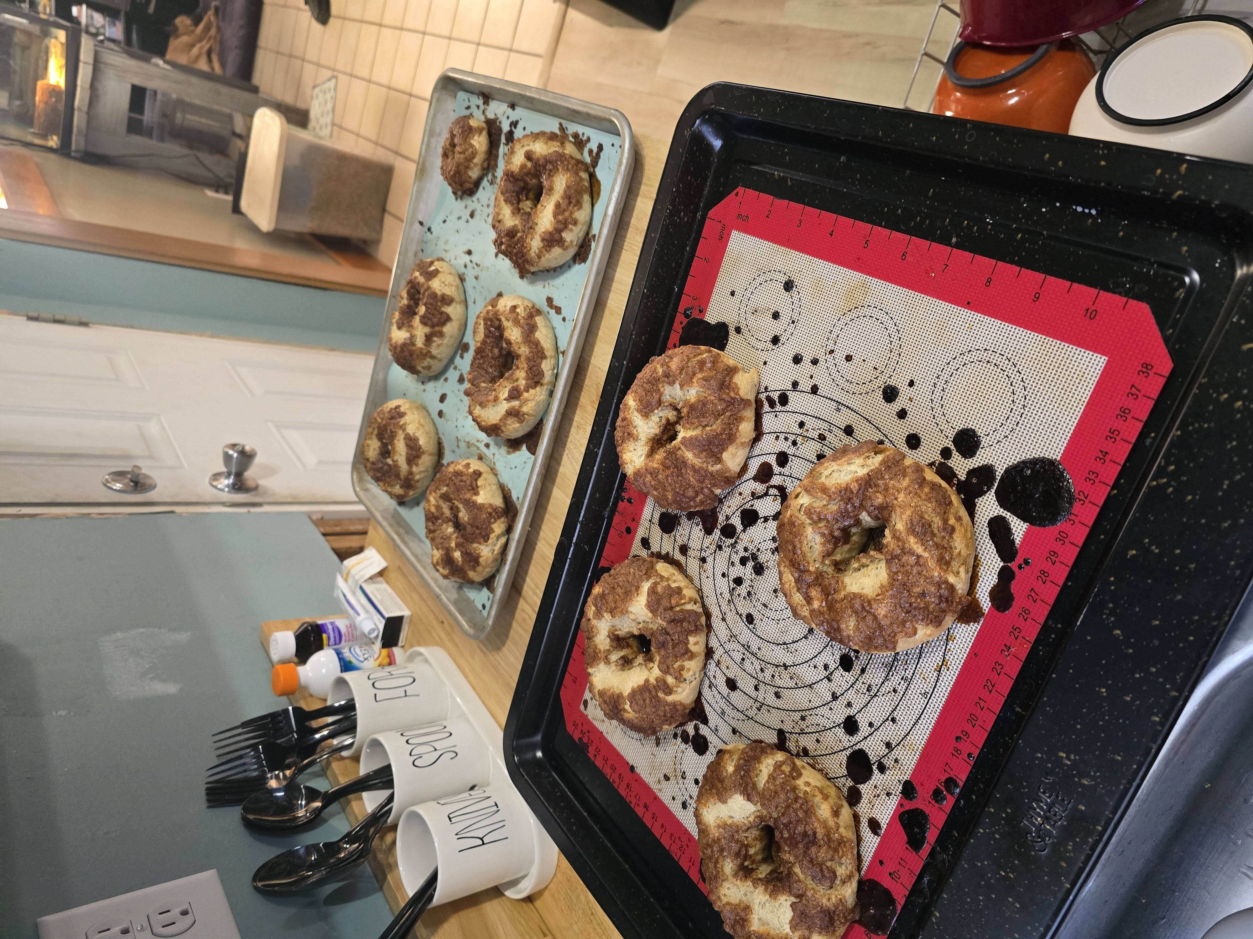 Sourdough Bagels