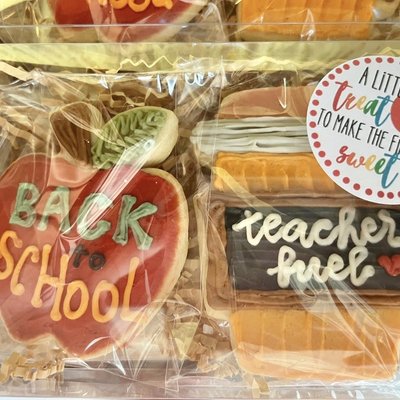 First Day Of School Teacher Cookie Box