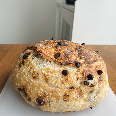 Chocolate Chip Sourdough Loaf