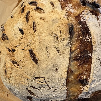 Cranberry Orange Sourdough Bread 