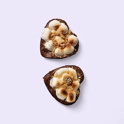 Smore Brownies (Heart Or Square)