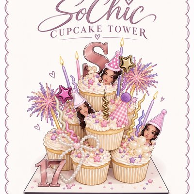 SoChic Cupcake Tower