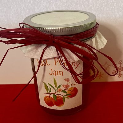 Just peachy jam