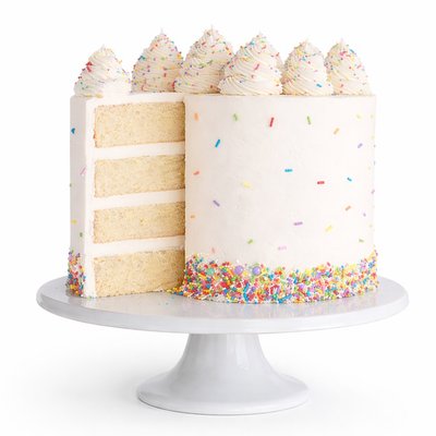 10" Tall Round Cake (serves 55)