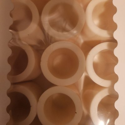 4 White Chocolate Shot Glasses 