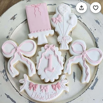 Custom 1 Year Old Cookies For Hoan