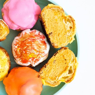 Pumpkin  Cream Puffs (Pack Of 3)