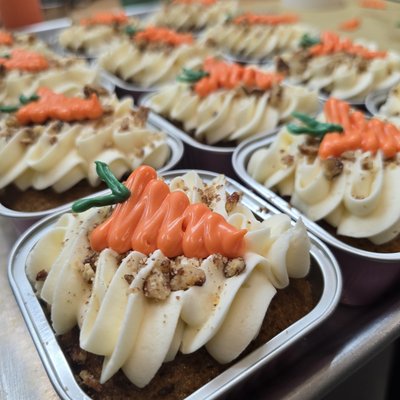 Mini Carrot Cake Tins