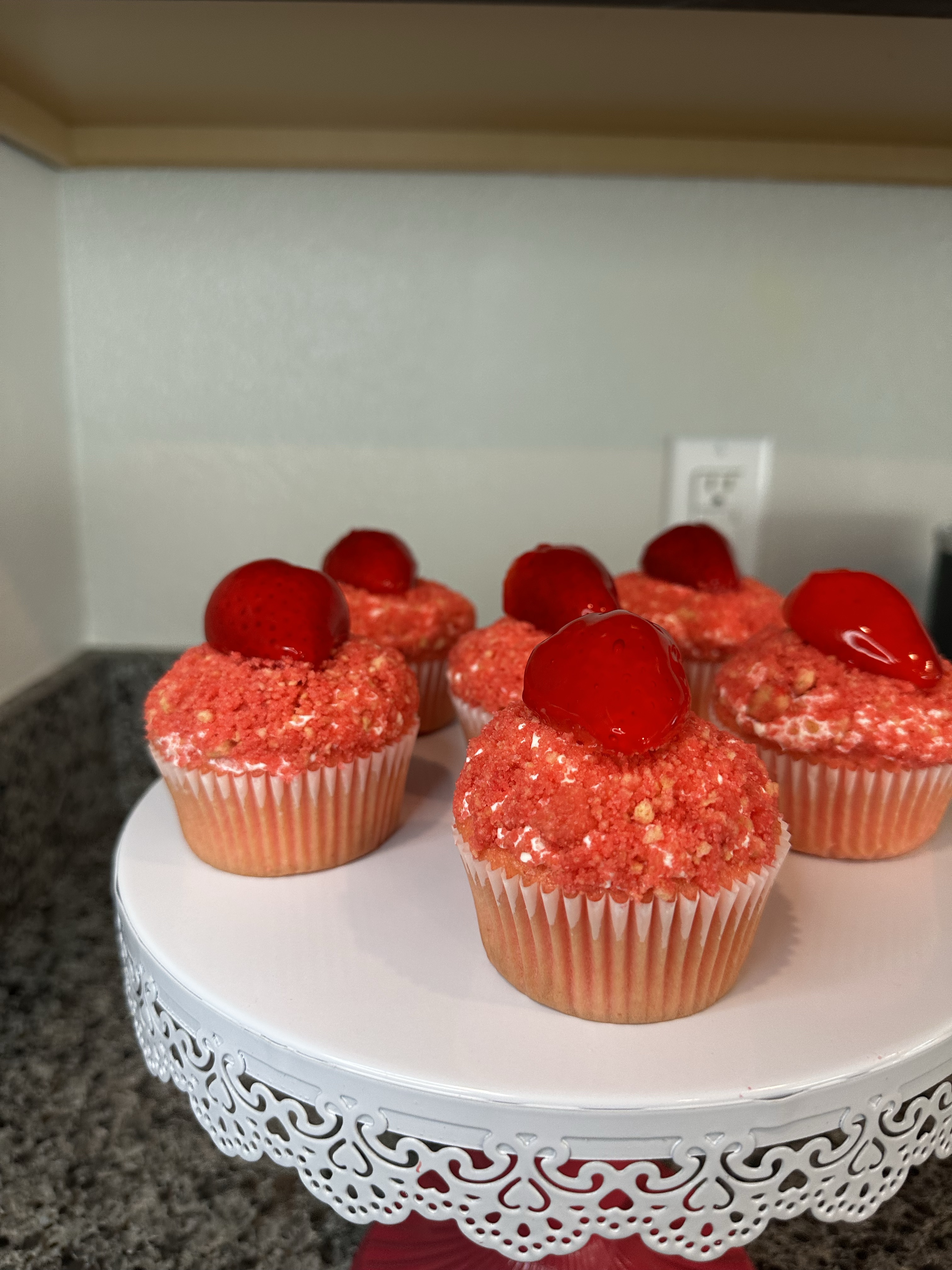 Strawberry Shortcake Cupcakes - 12 Count 