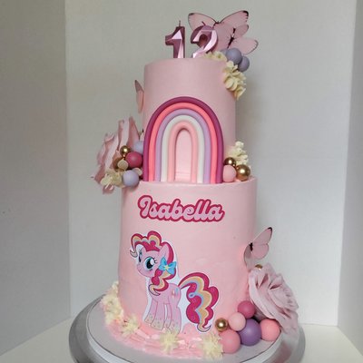 Custom Two-Tier Celebration Cake