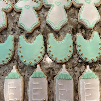 Dozen Iced Sugar Cookies