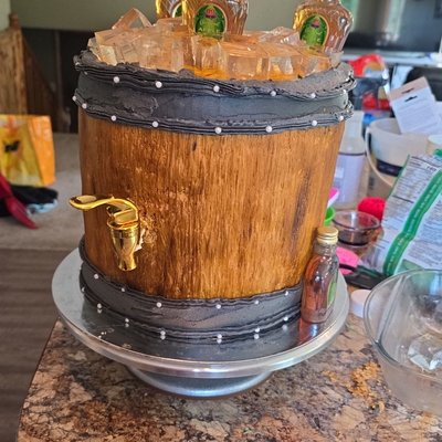 Liquor Barrel Cake