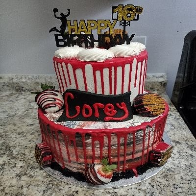 Sweet 16th 2 Tier Cake