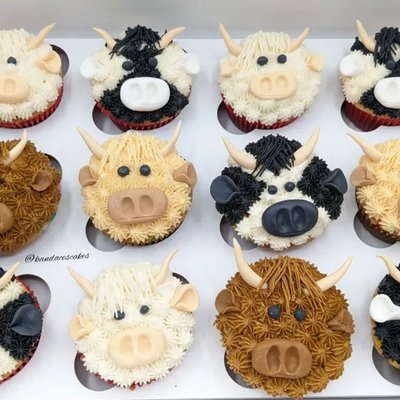Cow Cupcakes 