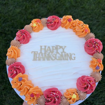 9in Cookie Cake Thanksgiving 