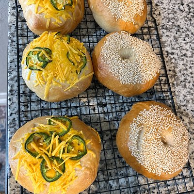 Vegan Sourdough Bagels 6 Pack