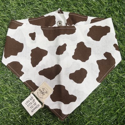 Large Brown Cow Print