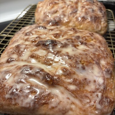 Cinnamon Bun  Sourdough Focaccia •8x8•