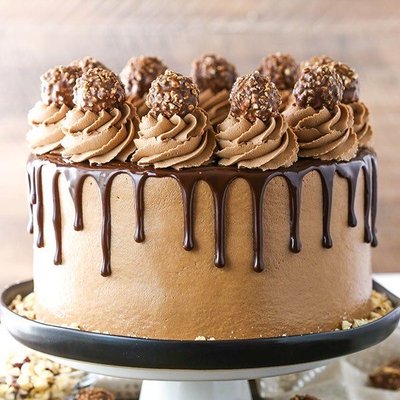 8 Inch Chocolate Hazelnut Crunch 