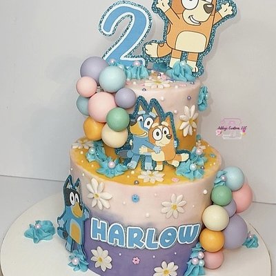4” & 6” Two- Tier Cake (serves 10-15 Guests) 