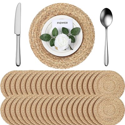 Rattan Charger Plates