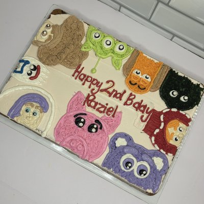 Rectangle Cookie Cake: Small 9x13