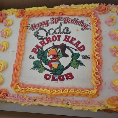 Edible Image Sheet Cake - Double Layer