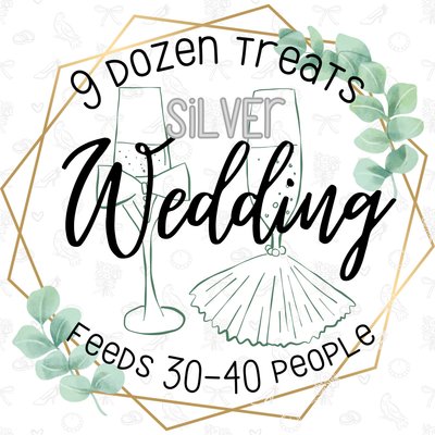 Silver wedding package (9 Dozen treats)