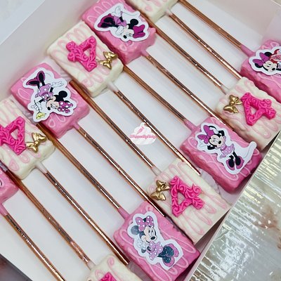 Custom Chocolate Rice Crispy Treats 