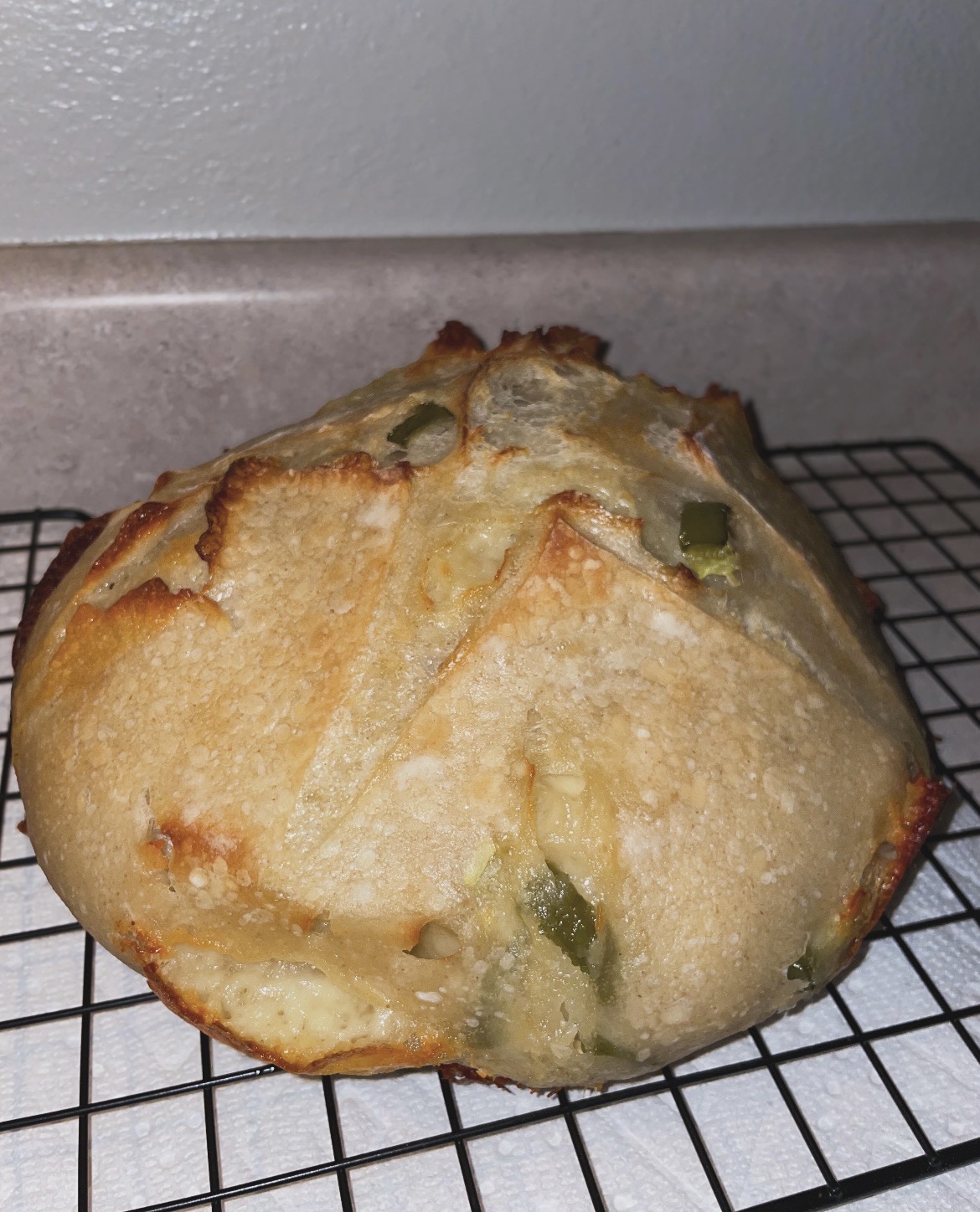 Sourdough Jalapeño White Cheddar Boule 