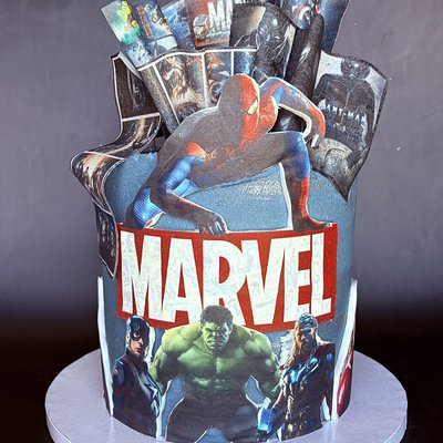 8” Tall Cake Feeds Up To 24