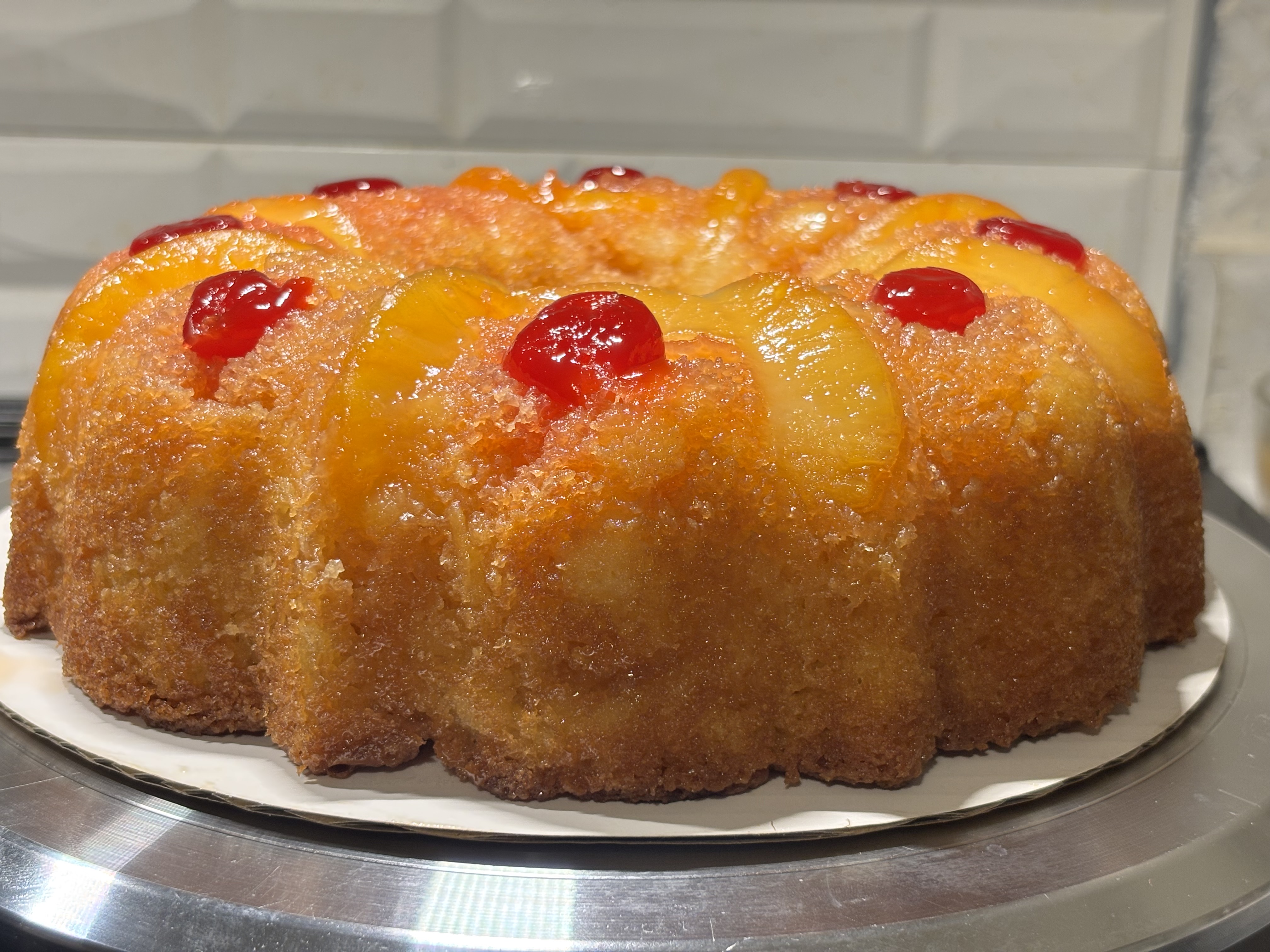 Pineapple Upside Down Bundt Cake
