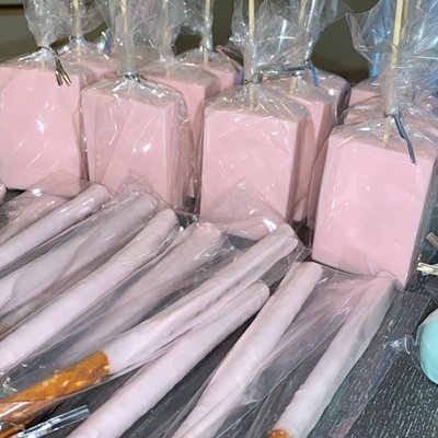 Chocolate Covered Pretzel Sticks 