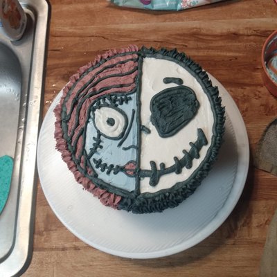 1 Tier Cake. 6 Inch Round