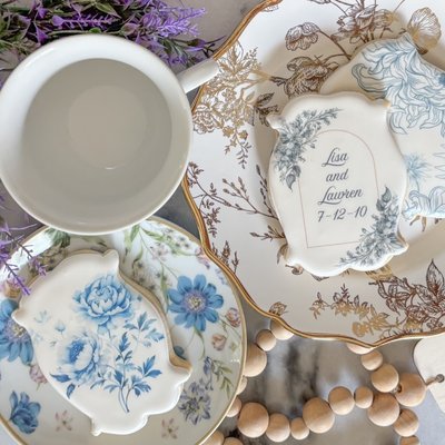 1 Dozen Large Graphic Custom Wedding Cookies