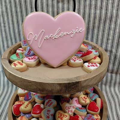 Single Valentine's Day Cookie