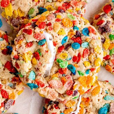 Fruity Pebbles Cookies 