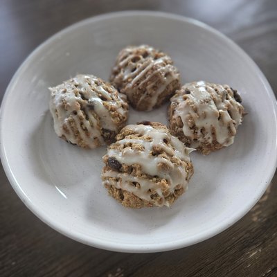 Sourdough Oatmeal Carrot Cake Cookies